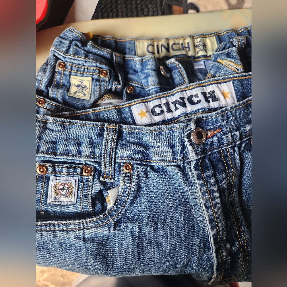 Kids cinch jeans